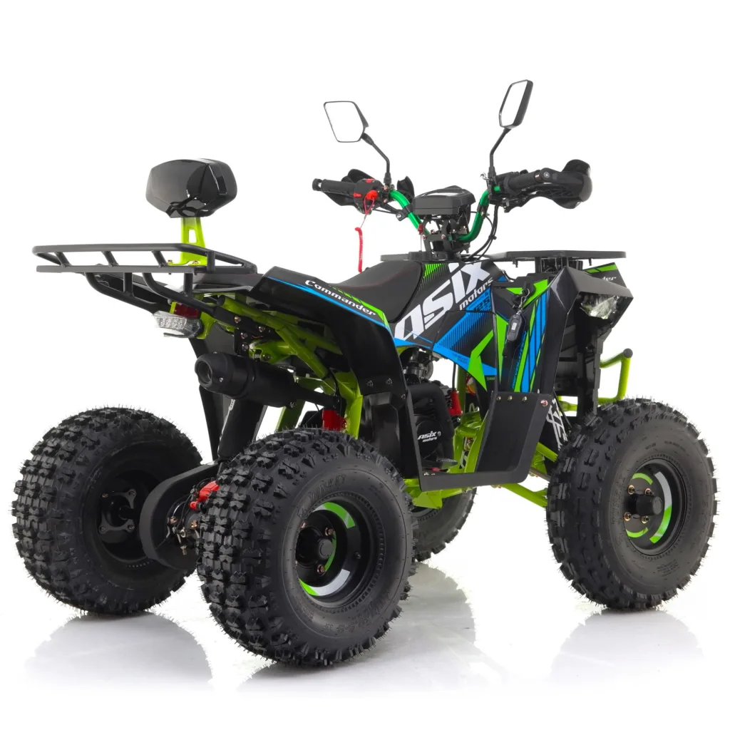 ATV Asix Comander 125cc, roti 8", 1+1 viteze, culoare negru/lime [5]