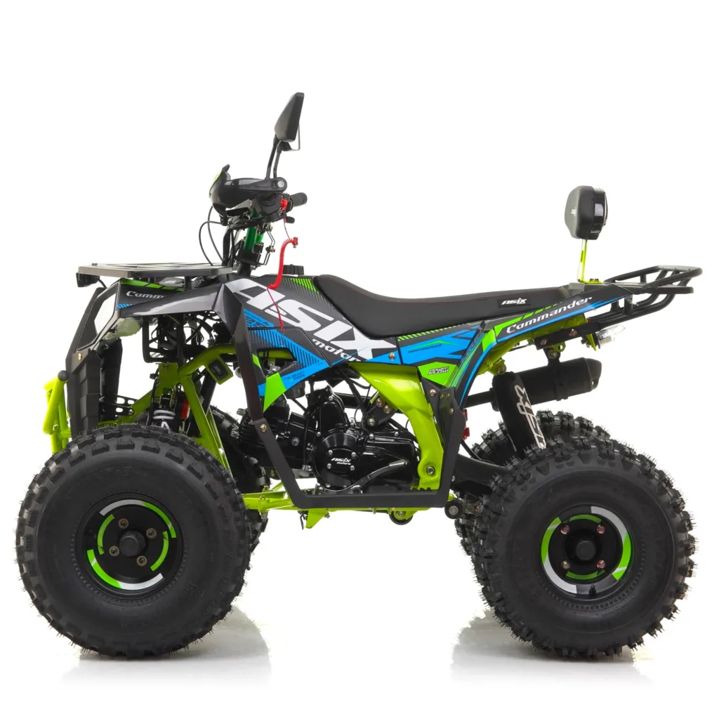 ATV Asix Comander 125cc, roti 8", 1+1 viteze, culoare negru/lime [2]