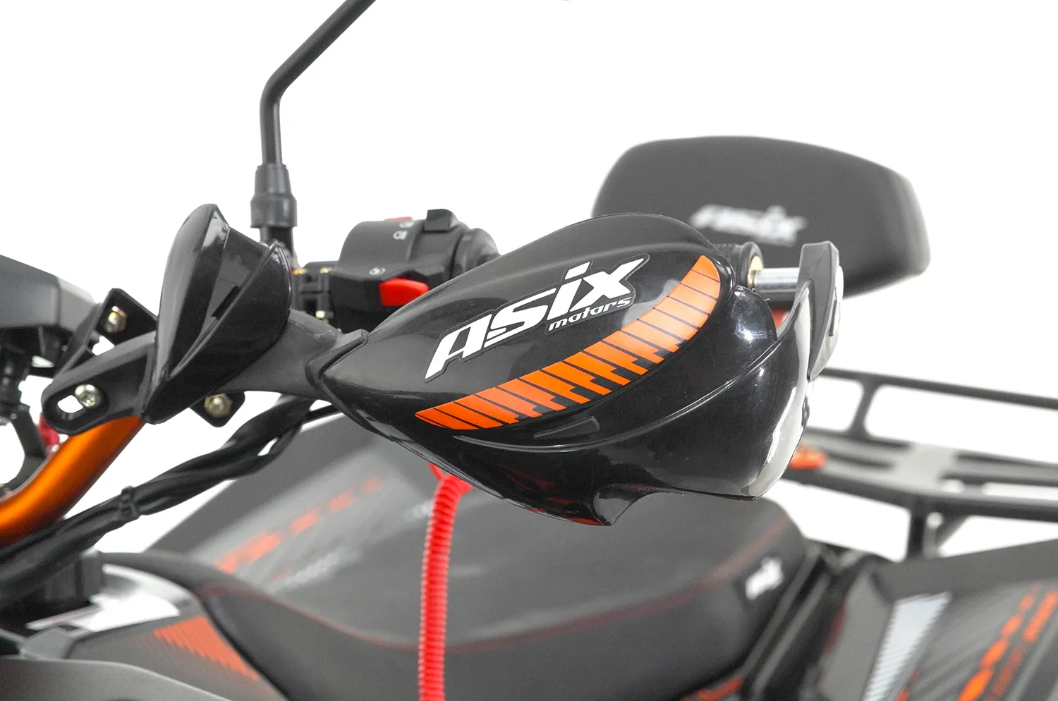 ATV Asix Comander 125cc, roti 8", 1+1 viteze, culoare negru/portocaliu [11]