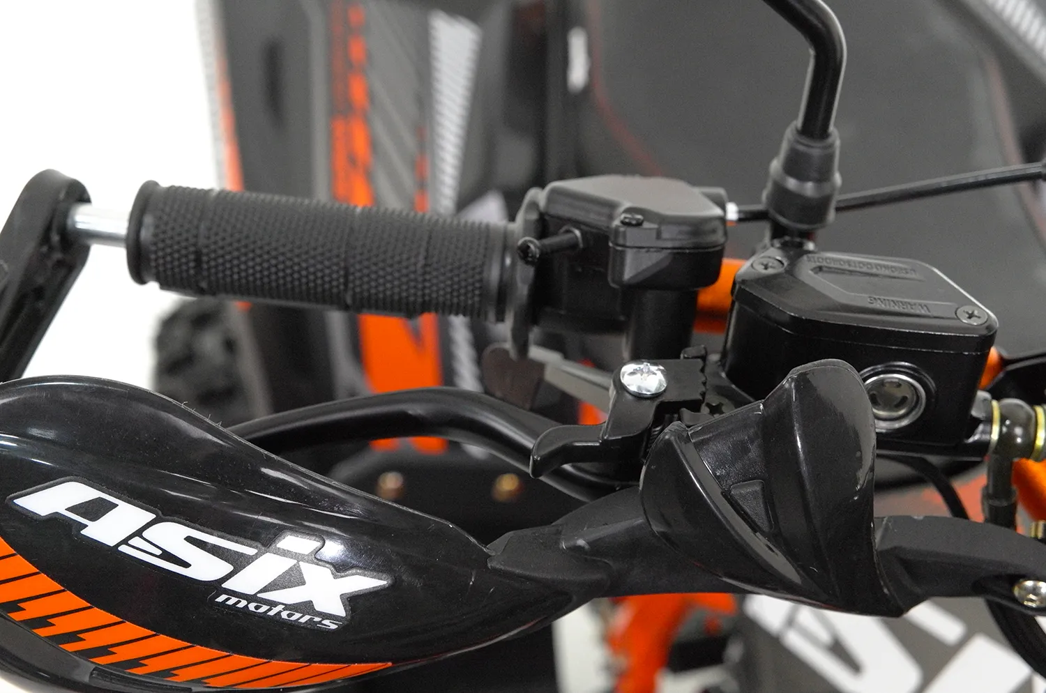 ATV Asix Comander 125cc, roti 8", 1+1 viteze, culoare negru/portocaliu [8]