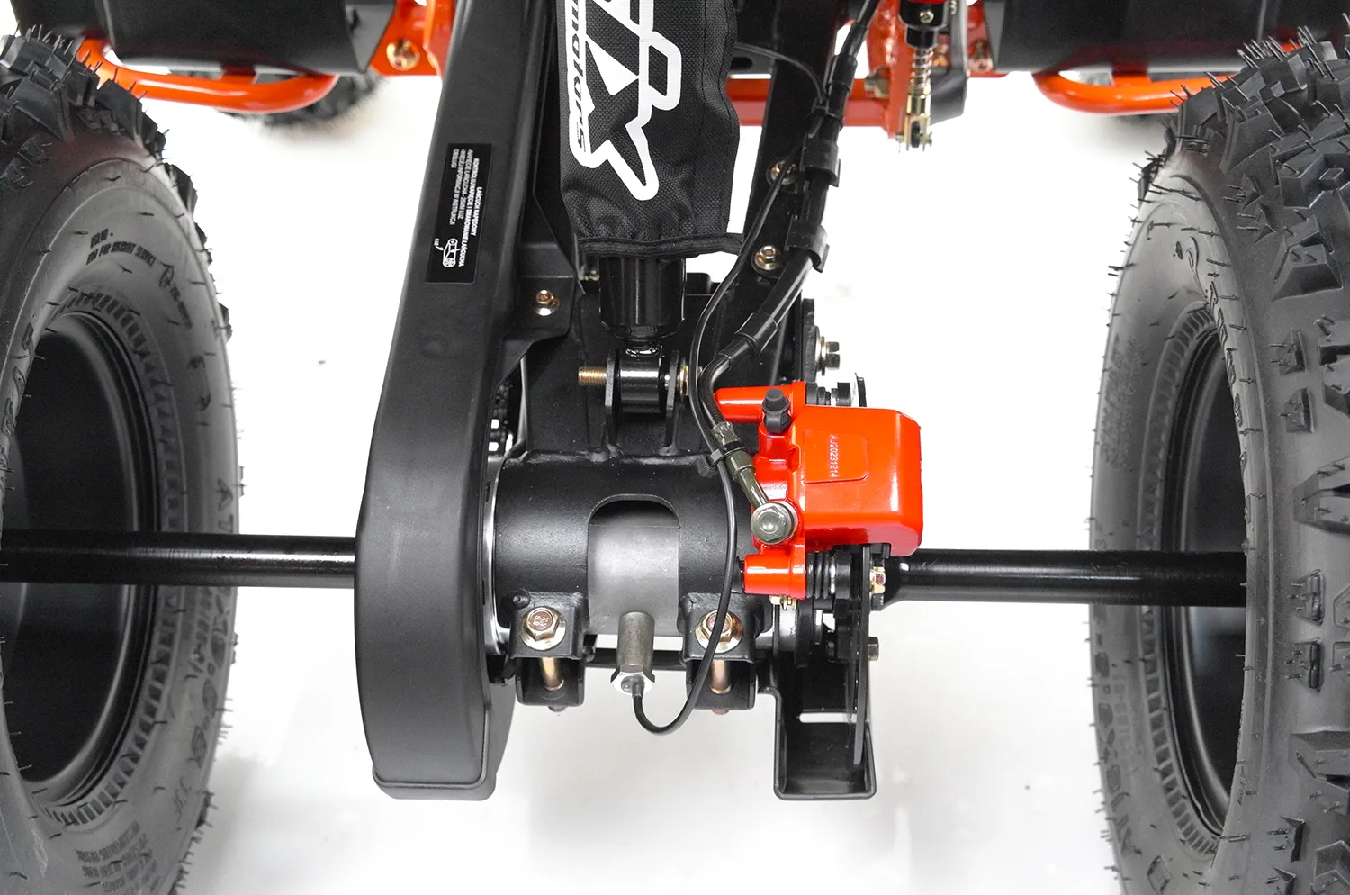 ATV Asix Comander 125cc, roti 8", 1+1 viteze, culoare negru/portocaliu [20]