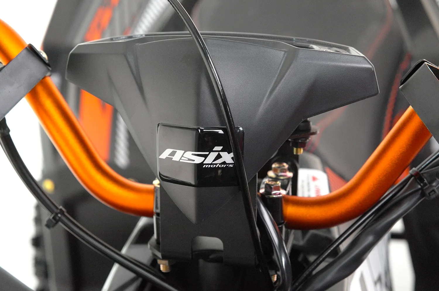 ATV Asix Comander 125cc, roti 8", 1+1 viteze, culoare negru/portocaliu [6]