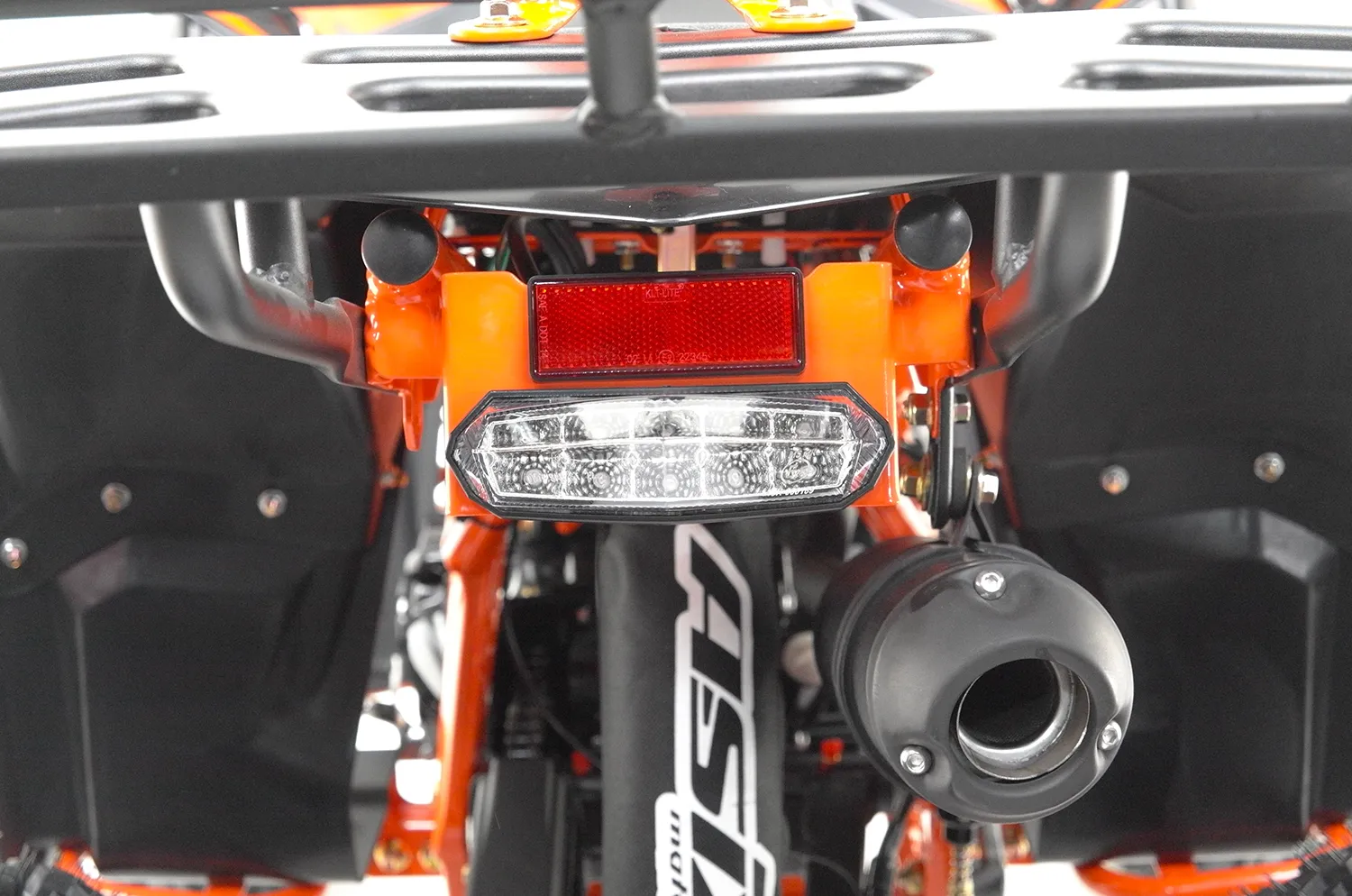 ATV Asix Comander 125cc, roti 8", 1+1 viteze, culoare negru/portocaliu [21]