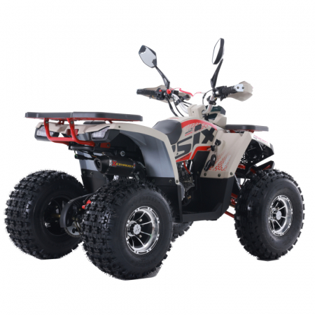 ATV Asix Fourcraft 125cc, A1, roti 8", jante din aluminiu, 3+1 viteze, culoare rosu/nisipiu [2]