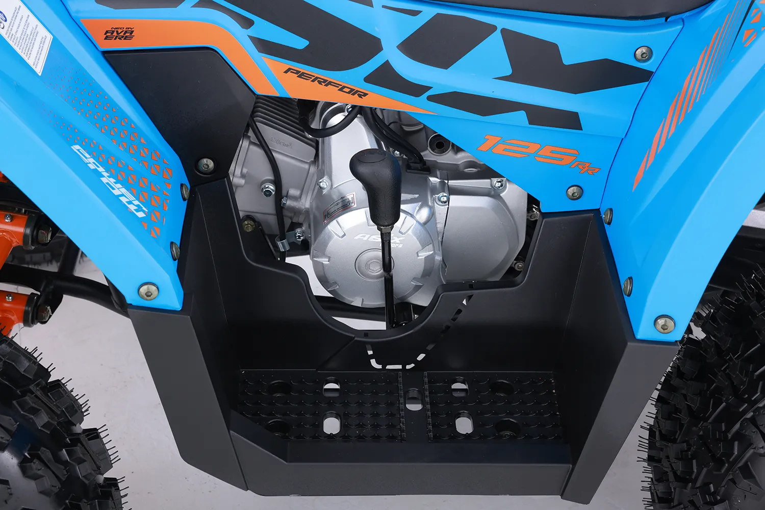 ATV Asix Fourcraft 125cc, A1, roti 8", jante din aluminiu, 3+1 viteze, culoare rosu/nisipiu [15]