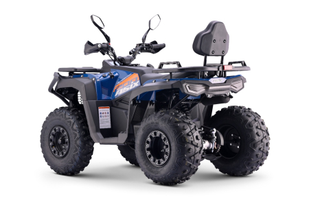 ATV Asix Gladiator 200cc, roti 10inch, 1+1 viteze, albastru-portocaliu [5]