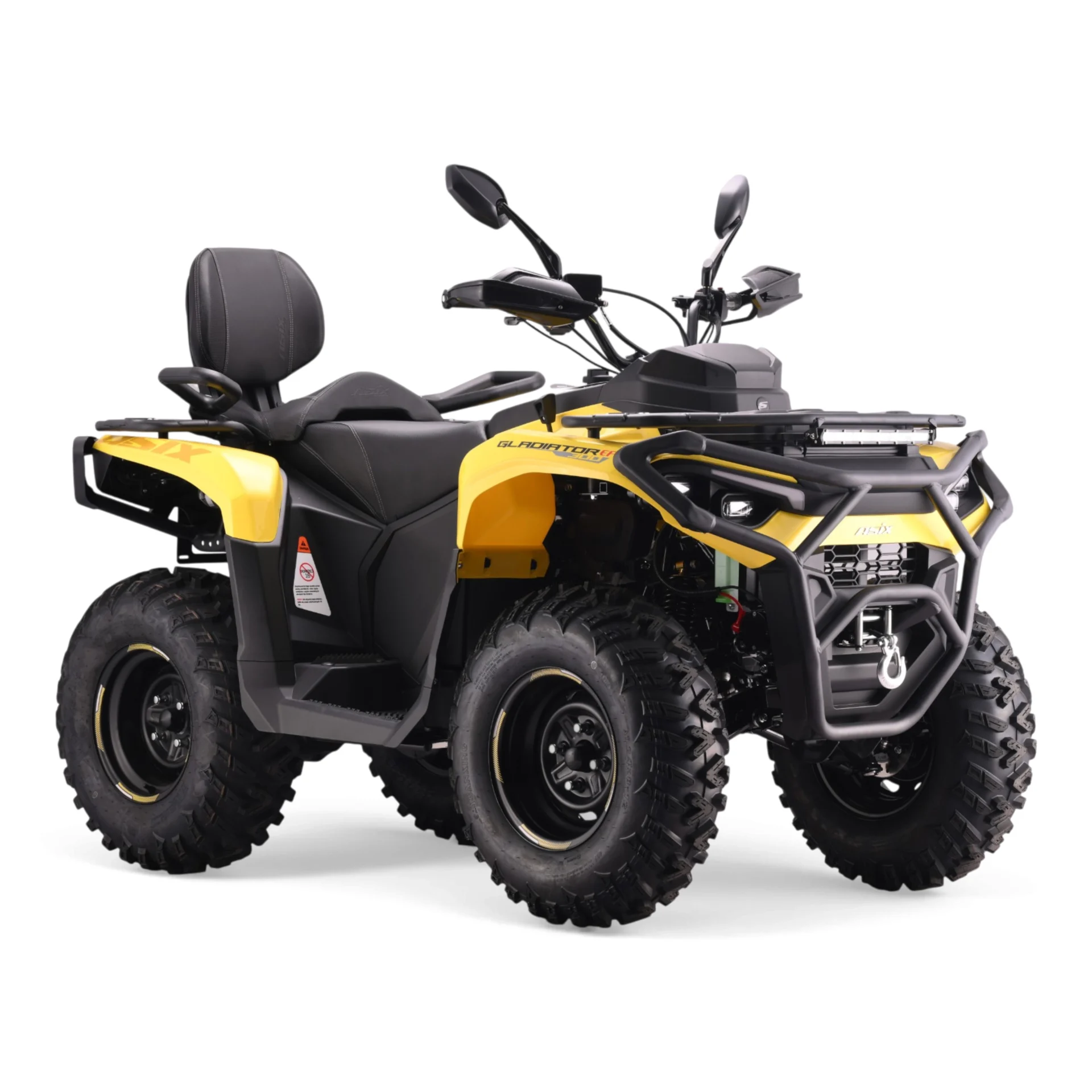 Motociclete & ATV - ATV Asix Gladiator 300cc, T3B,roti 12inch, 2+1 Viteze,galben /gri