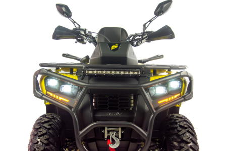 ATV Asix Gladiator T3B 200cc EFI , roti 10inch, 1+1 viteze, albastru-portocaliu [25]