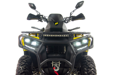 ATV Asix Gladiator T3B 200cc EFI , roti 10inch, 1+1 viteze, albastru-portocaliu [26]