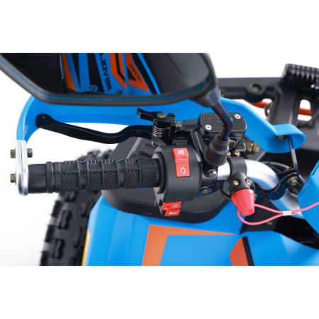 Atv Asix Hunter 125cc, roti 8 inch, 1+1 viteze, culoare albastru/portocaliu [8]