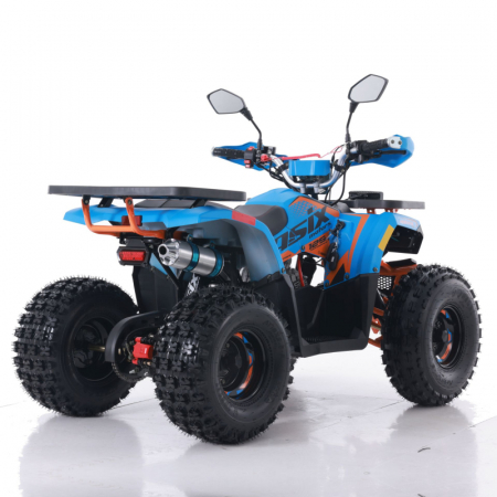 Atv Asix Hunter 125cc, roti 8 inch, 1+1 viteze, culoare albastru/portocaliu [2]