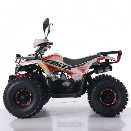 Atv Asix Hunter 125cc, roti 8 inch, 1+1 viteze, culoare rosu/nisipiu [1]