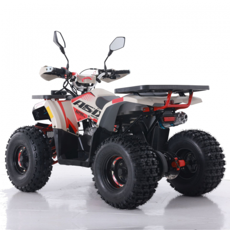 Atv Asix Hunter 125cc, roti 8 inch, 1+1 viteze, culoare rosu/nisipiu [2]