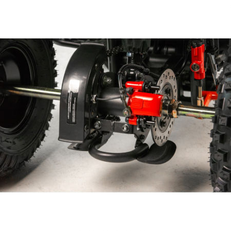 Atv copii Asix Muddy A2 110cc, roti 7 inch, 1+1 viteze, culoare negru/portocaliu [12]