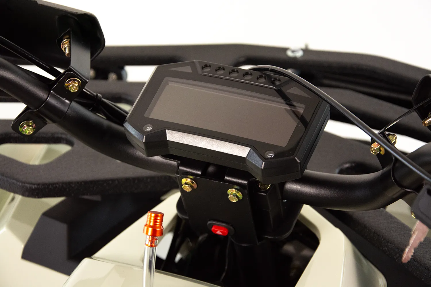 ATV Asix Magnum EEC 200cc, roti 10 inch, 1+1 viteze, cutie spate, inregistrabil T3B, culoare negru/albastru [18]