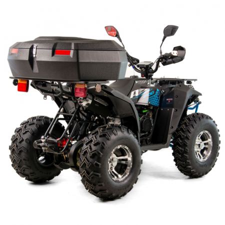 ATV Asix Magnum EEC 200cc, roti 10 inch, 1+1 viteze, cutie spate, inregistrabil T3B, culoare negru/albastru [2]