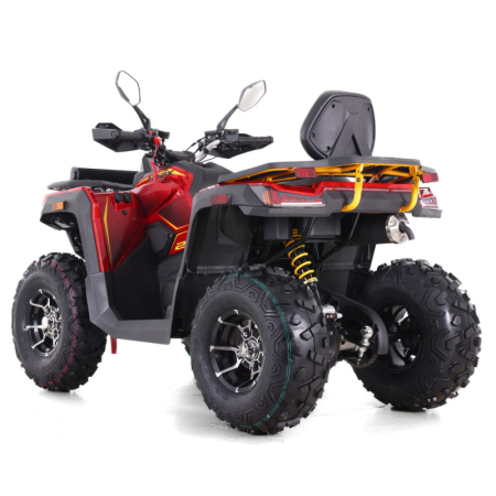 ATV Asix Tytan 200cc, roti 10 inch aluminiu, 1+1 viteze, culoare rosu/galben [2]