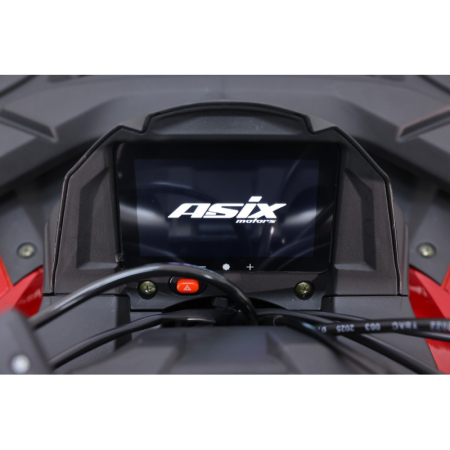 ATV Asix Tytan 200cc, roti 10 inch aluminiu, 1+1 viteze, culoare rosu/galben [18]