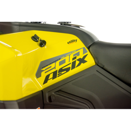 ATV Asix Gladiator RR 200cc, roti 10 inch,1+1 viteze, racire ulei, culoare albastru/portocaliu [17]