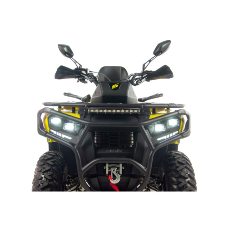 ATV Asix Gladiator RR 200cc, roti 10 inch,1+1 viteze, racire ulei, culoare albastru/portocaliu [10]