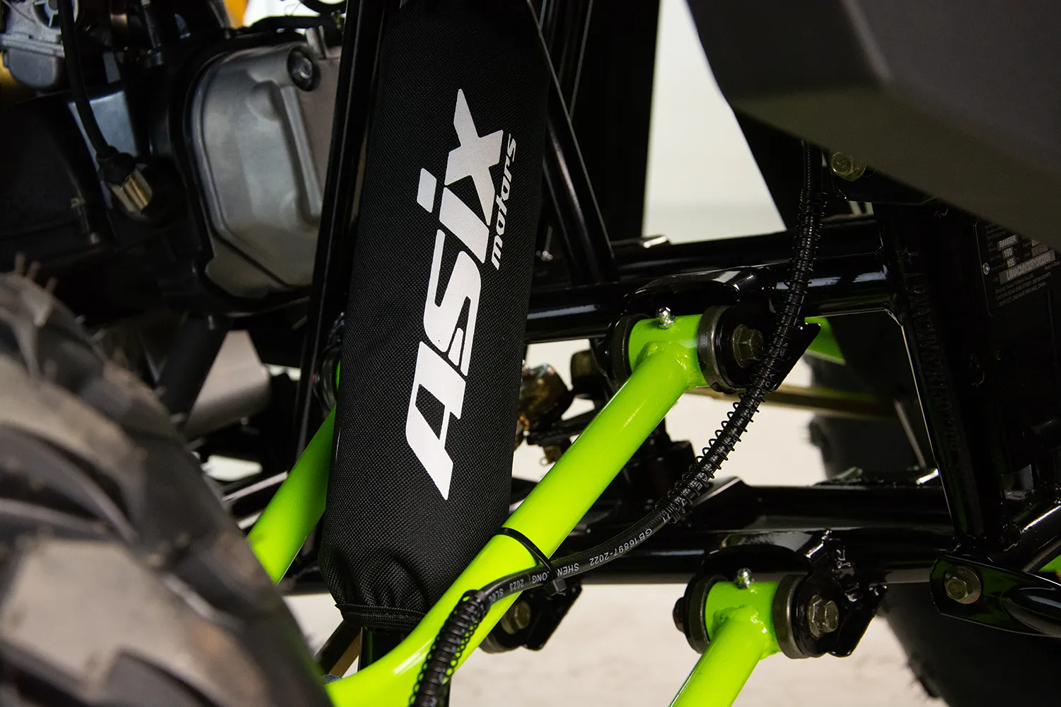 ATV Asix Ranger 250cc, roti 10 inch,1+1 viteze, jante tabla, culoare negru/verde [11]