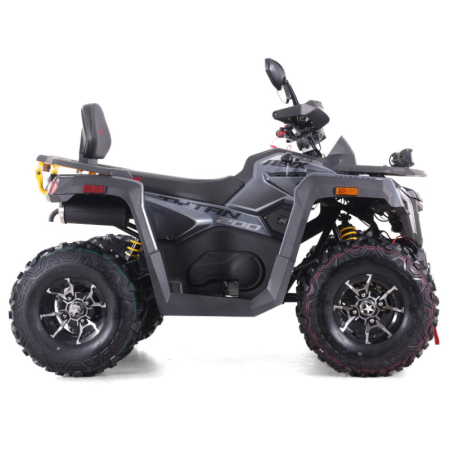 ATV Asix Tytan 200cc, roti 10 inch aluminiu, 1+1 viteze, culoare gri/negru [3]