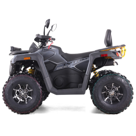 ATV Asix Tytan 200cc, roti 10 inch aluminiu, 1+1 viteze, culoare gri/negru [1]