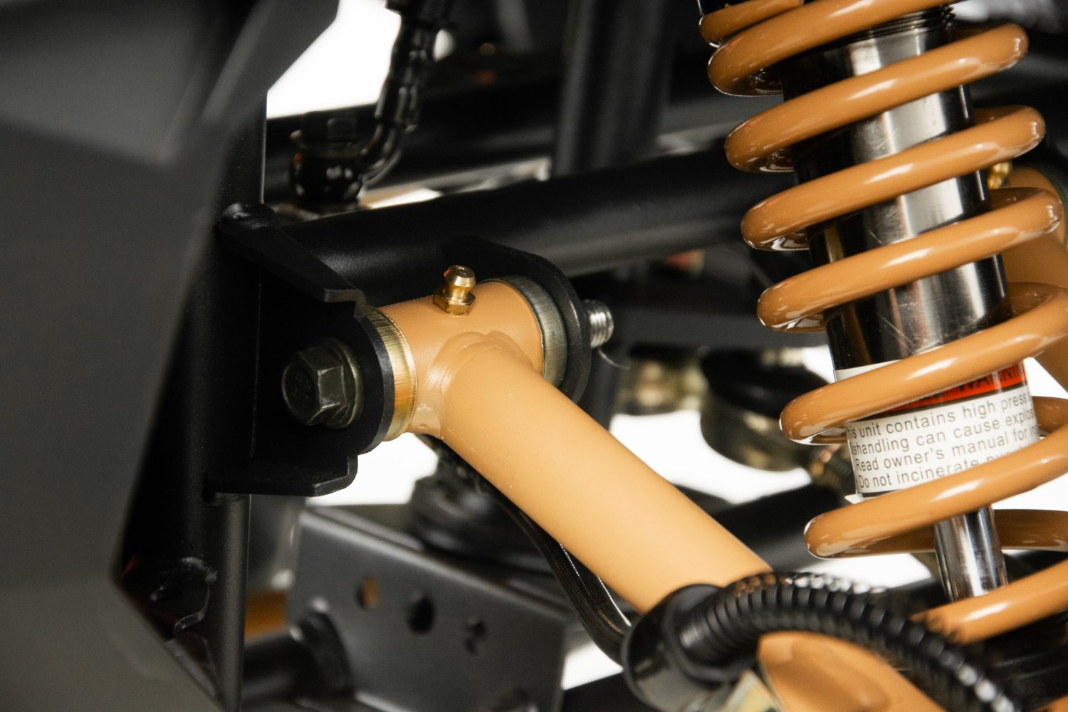 Atv copii Asix Grizzly 125cc, roti 8 inch, 3+1 viteze, culoare alb/portocaliu [31]