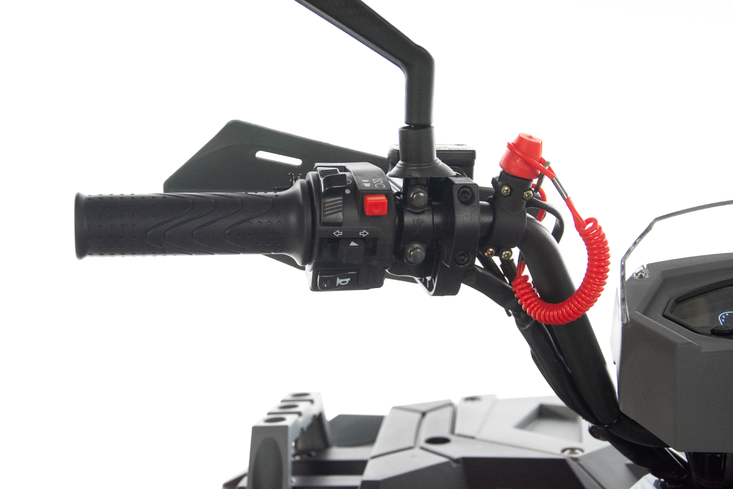 Atv copii Asix Grizzly 125cc, roti 8 inch, 3+1 viteze, culoare bleumarin/verde [22]