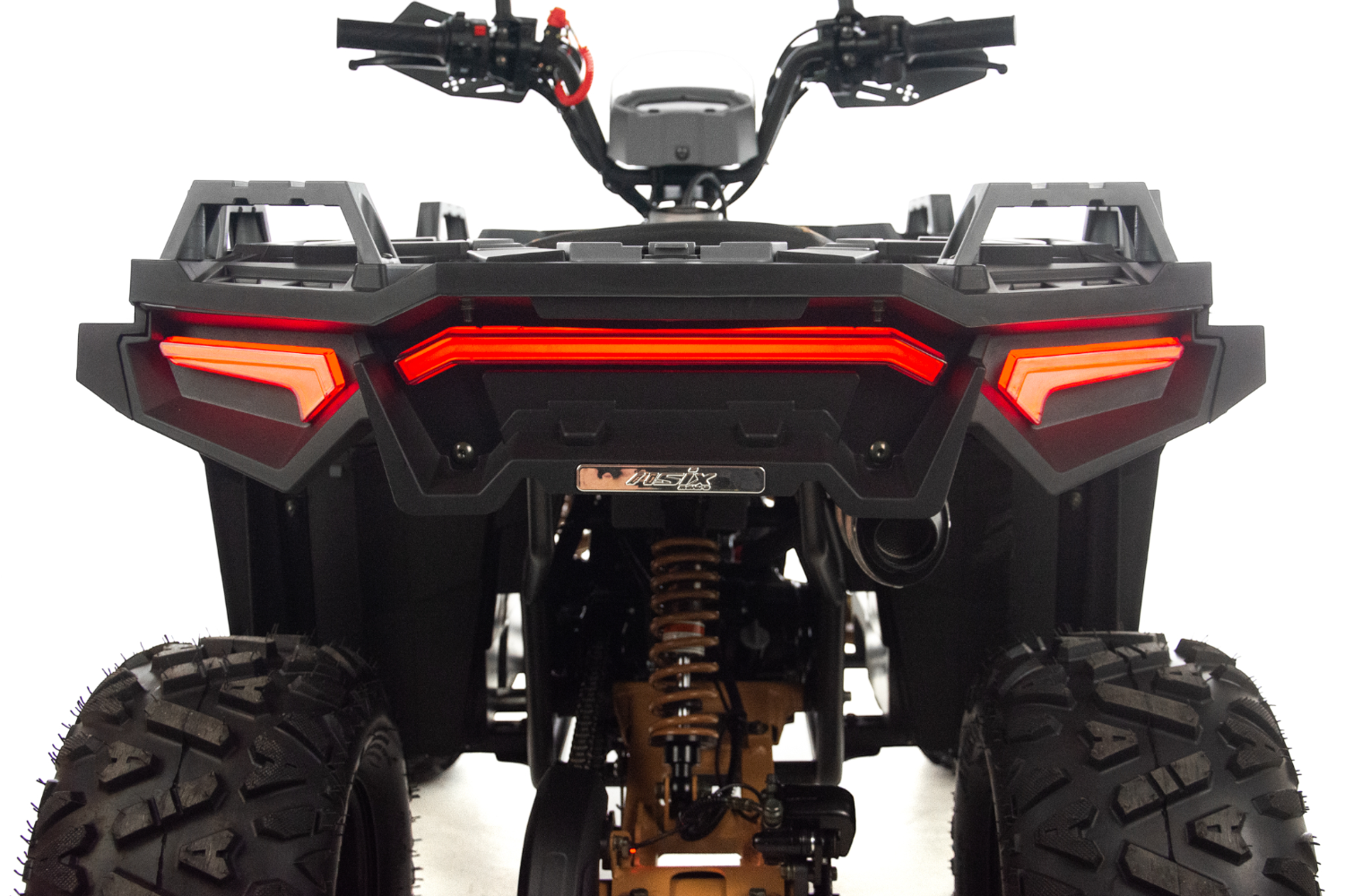 Atv copii Asix Grizzly 125cc, roti 8 inch, 1+1 viteze, culoare bleumarin-verde [24]