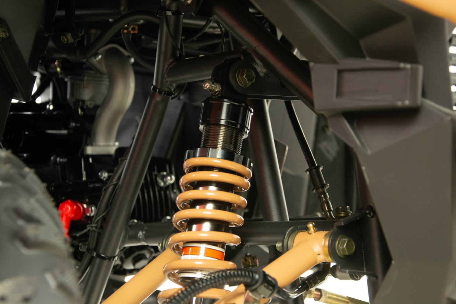 Atv copii Asix Grizzly 125cc, roti 8 inch, 3+1 viteze, culoare gri/maro [7]