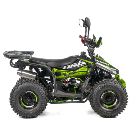 Atv copii Asix Muddy A2 110cc, roti 7 inch, 1+1 viteze, culoare negru/verde [4]