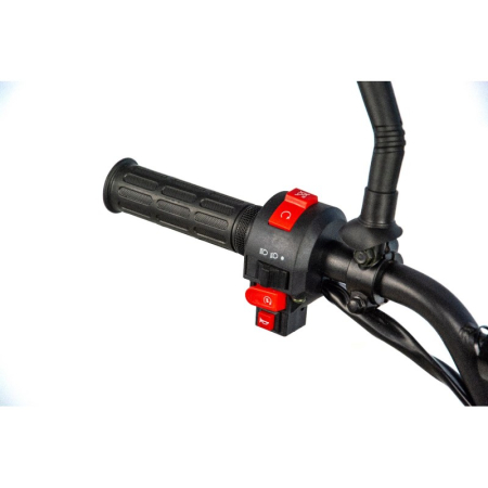 Atv copii XTR 001 big foot, roti 7 inch, 125cc, 4 timpi, 1+1, culoare negru/rosu [9]