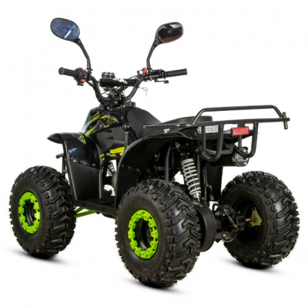 Atv copii XTR 001 big foot, roti 7 inch, 125cc, 4 timpi, 1+1, culoare negru/verde [3]