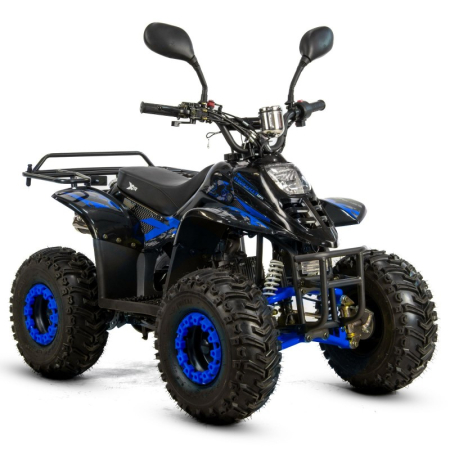 Atv copii XTR 001 big foot, roti 7 inch, 125cc, 4 timpi, 1+1, culoare negru/albastru [5]