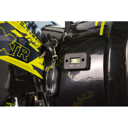 Atv copii XTR 006 Phyton, roti 7 inch, 125cc, 4 timpi, 1+1, pornire electrica, culoare negru/albastru [13]