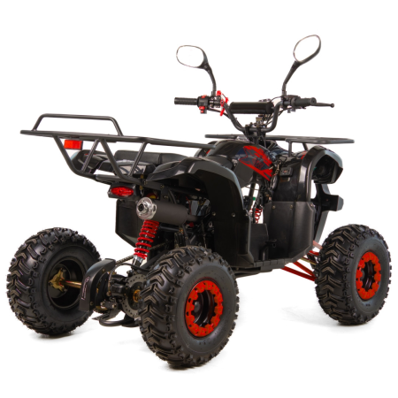 Atv copii XTR 006 Phyton, roti 7 inch, 125cc, 4 timpi, 1+1, pornire electrica, culoare negru/rosu [3]