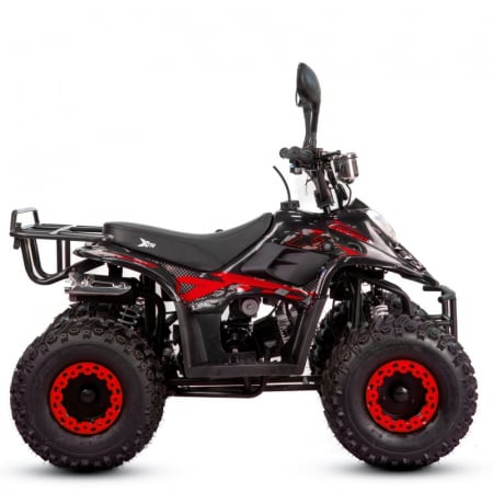 Atv copii XTR 001 big foot, roti 7 inch, 125cc, 4 timpi, 1+1, culoare negru/rosu [4]
