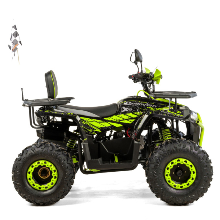 Atv copii XTR 018/8 Pro Discovery, roti 8 inch, 125cc, 4 timpi, 3+1, pornire electrica, culoare negru/verde [4]
