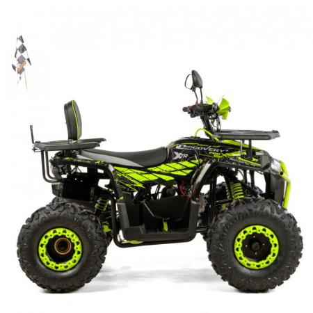 Atv copii XTR 018/8 Pro Discovery, roti 8 inch, 125cc, 4 timpi, 1+1, pornire electrica, culoare negru/verde [1]