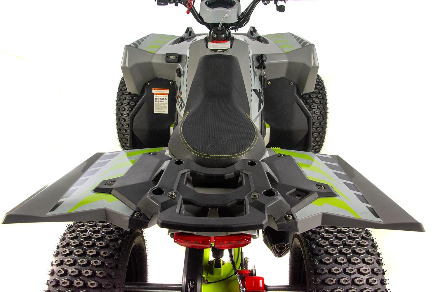 ATV copii XTR 022 ProShark 125cc, 8 inch, 1+1 viteze, pornire electrică, gri-rosu [23]