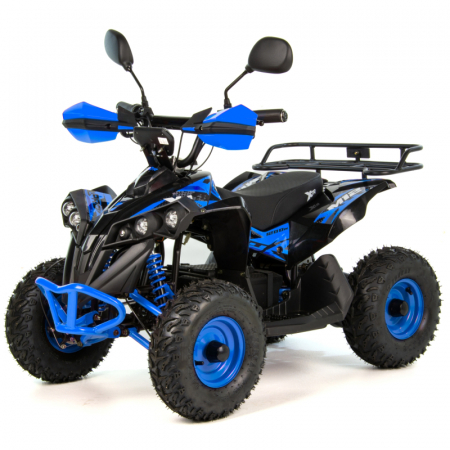 Motociclete & ATV - Atv electric copii XTR E-M12-6 1200W, culoare negru/albastru