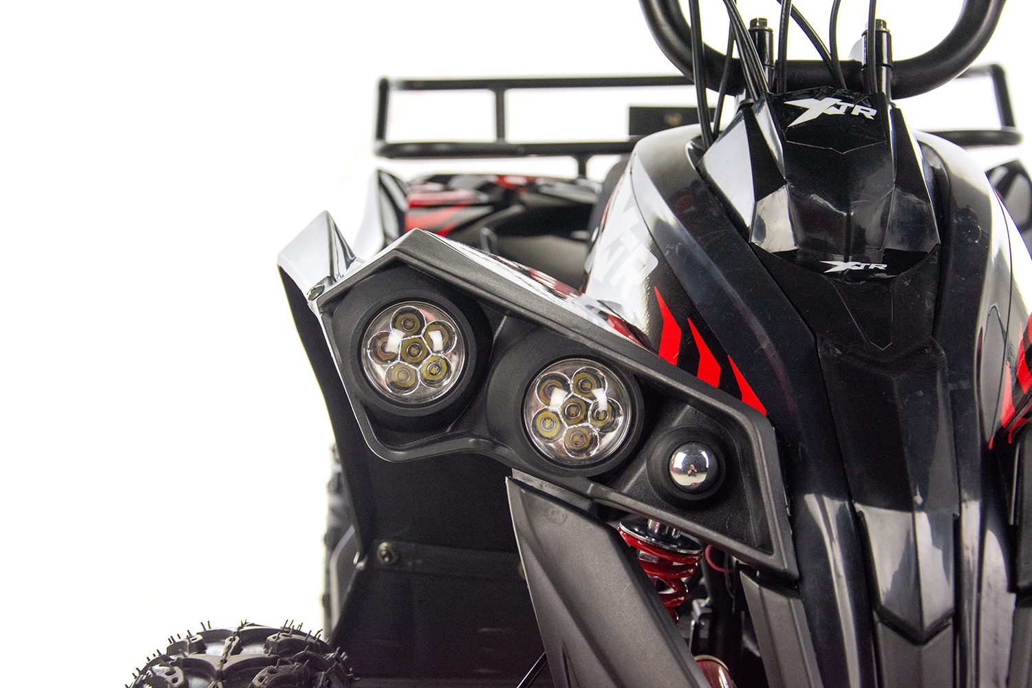 Atv electric copii XTR E-M12-6S 1000W, culoare negru/albastru [18]