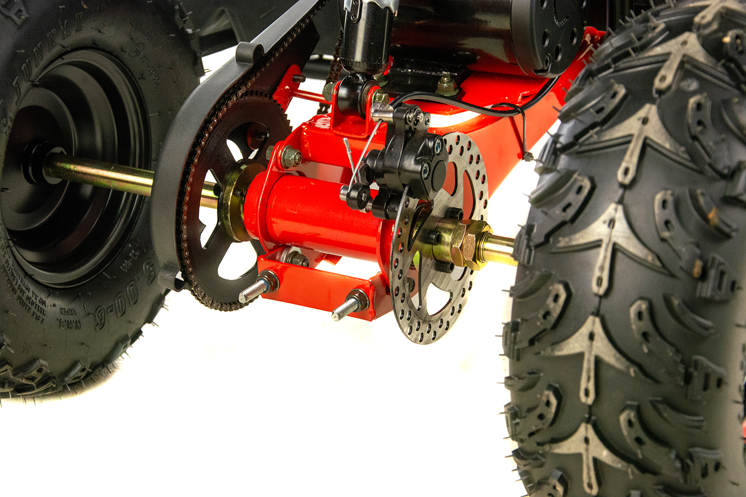 Atv electric copii XTR E-M12-6S 1000W, culoare negru/albastru [7]