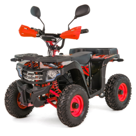 Atv electric copii XTR E-M14 1200W, culoare negru/rosu [5]