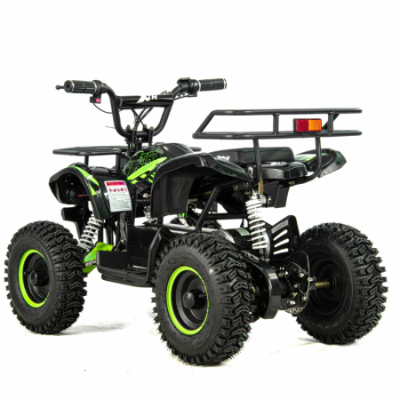 Atv electric copii XTR E-M7 1000W, culoare negru/lime [2]