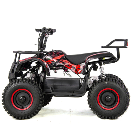 Atv electric copii XTR E-M7 1000W, culoare negru/rosu [1]