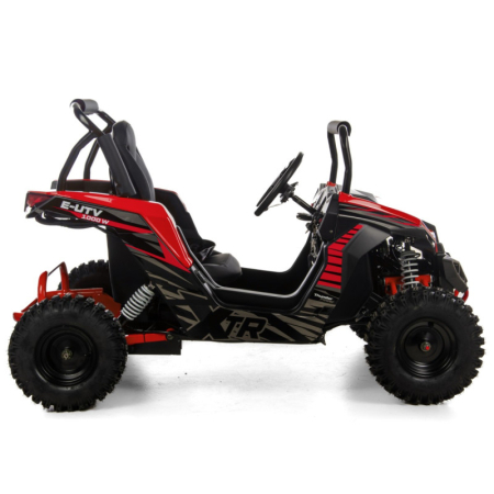 Mini E-UTV XTR, electric 1000W, culoare negru/rosu [4]