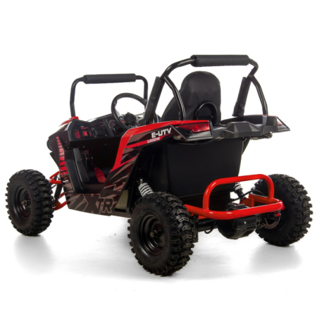 Mini E-UTV XTR, electric 1000W, culoare negru/rosu [2]