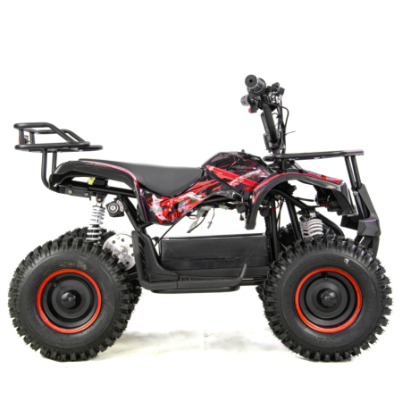 Atv electric copii XTR E-M7 1000W, culoare negru/rosu [4]